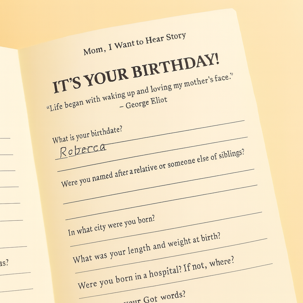 Mom Story Journal